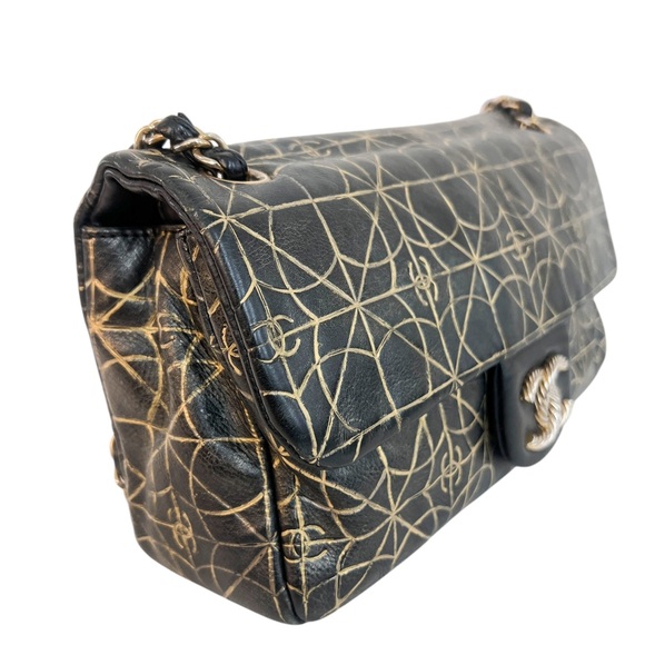 Chanel  Metallized Effect Embossed Calfskin Quilted Paris Moscou Moujik Flap - Picture 6 of 12